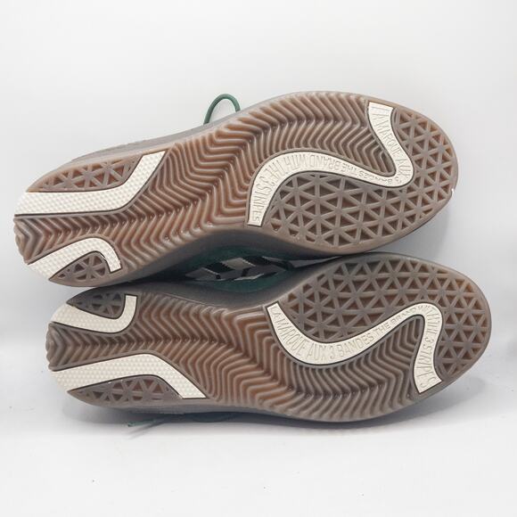 Adidas Puig Skateboarding Sneakers Size 7.5 Green Suede Retro 80s - Picture 6 of 9